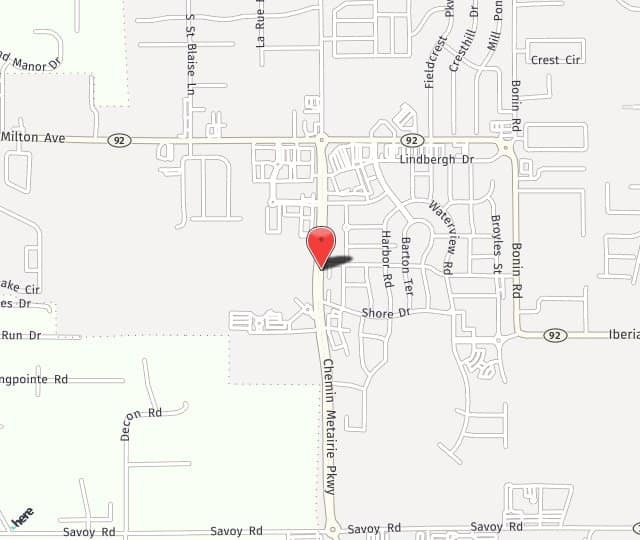 Location Map: 1809 Chemin Metaire Parkway Youngsville, LA 70592